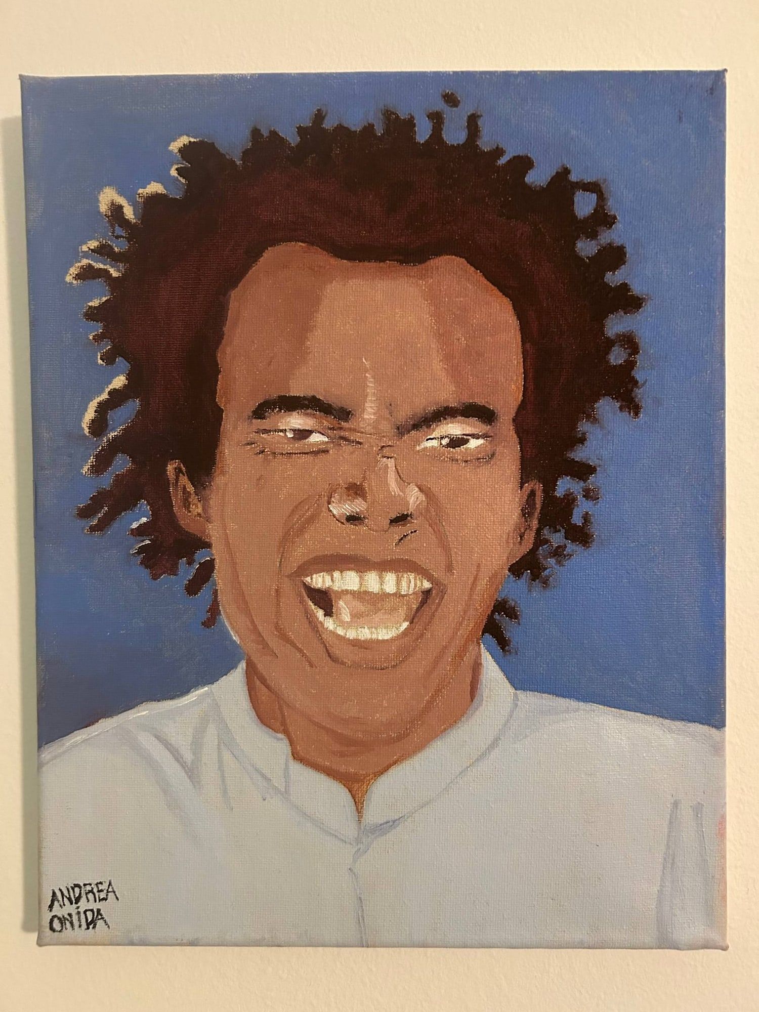 Joel, 2025 — oil on canvas by Andrea Onida